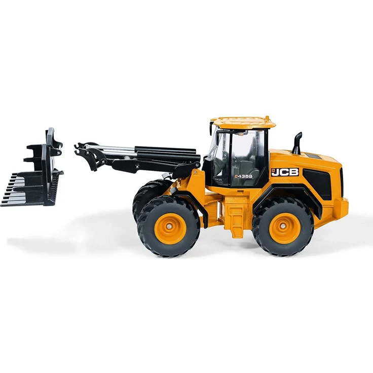 SIKU 3663, JCB 435S Agri Radlader, 1:32, Metall/Kunststoff, Orange, Frontladerwechselsystem – Bild 2