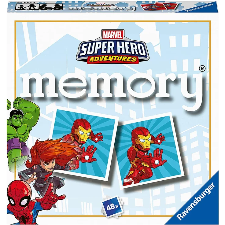 Mini Memory® | Super Hero | Marvel Avengers | 48 Bildkarten | Ravensburger – Bild 3