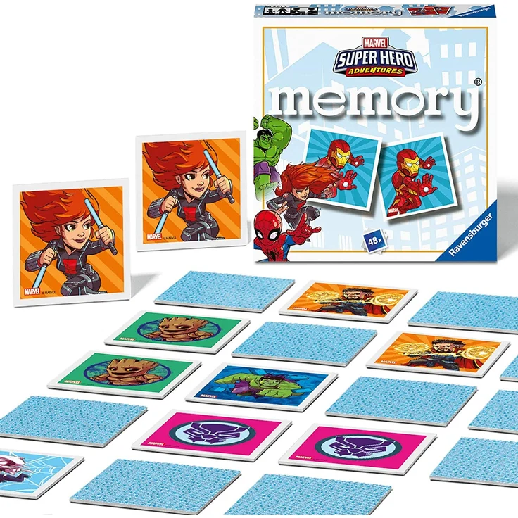 Mini Memory® | Super Hero | Marvel Avengers | 48 Bildkarten | Ravensburger – Bild 1