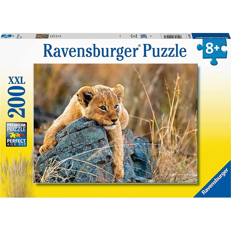 Ravensburger Kinderpuzzle - Kleiner Löwe - 200 Teile Puzzle für Kinder ab 8 Jahren