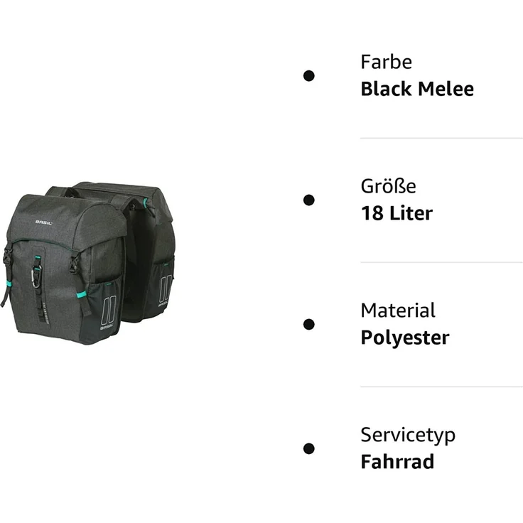 Basil Doppeltasche Discovery 365D - 18 Liter. – Bild 10