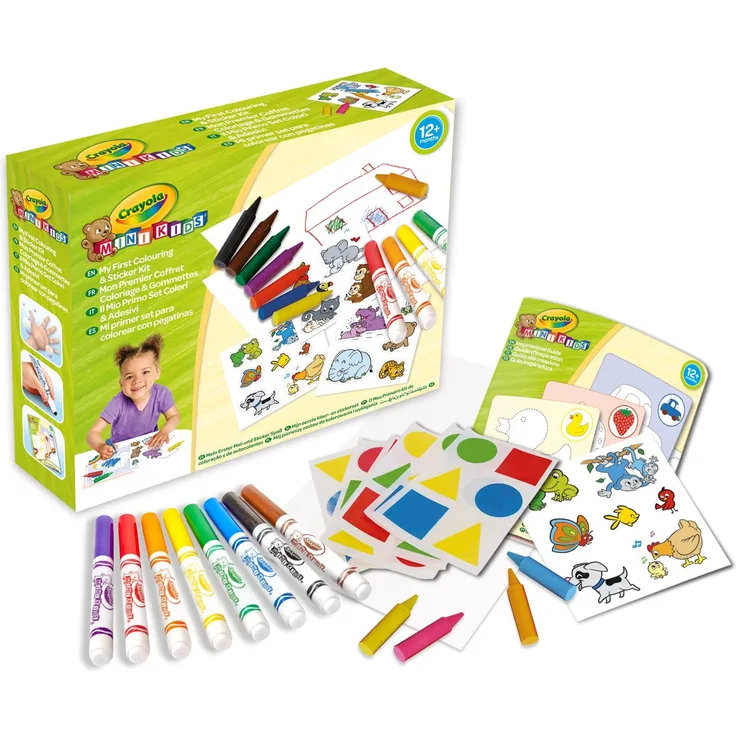 Crayola Mein erster Mal- und Stickerpass