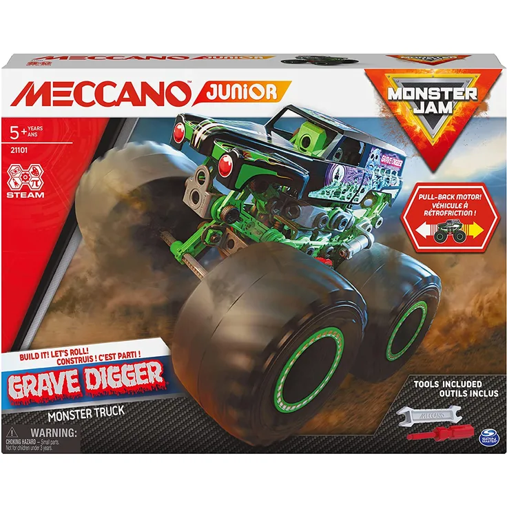 bausatz Monster Jam Grave Digger grün 127 Stück