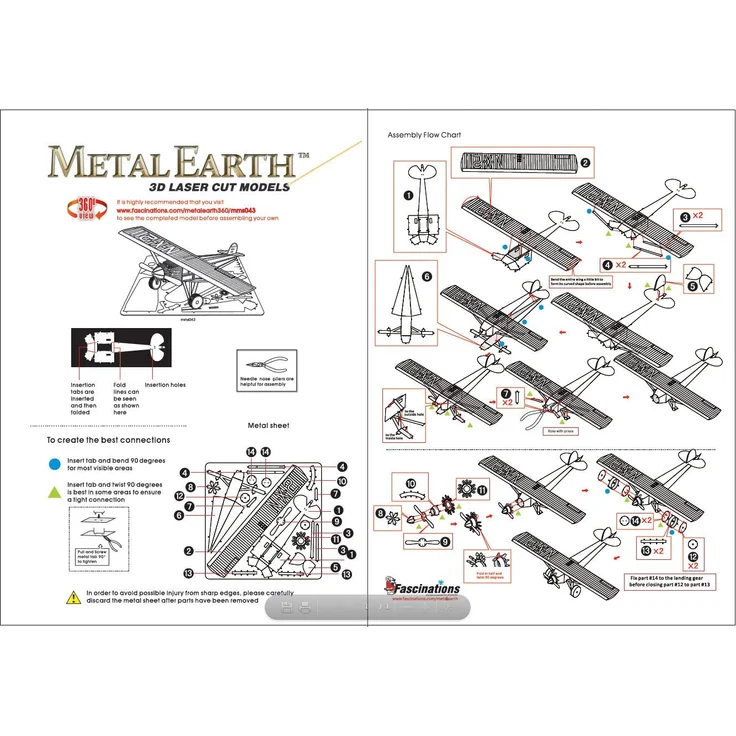 Metal Earth: Spirit of Saint Louis – Bild 4
