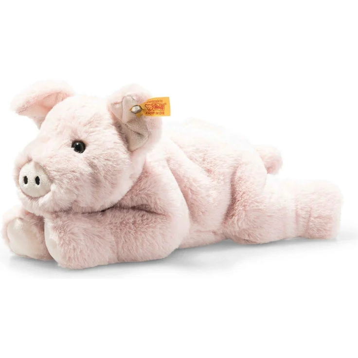 Steiff Piko Schwein 28 rosa liegend – Bild 1