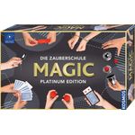 KOSMOS Die Zauberschule MAGIC Platinum Edition, 180 Zauber-Tricks, viele magische Zauber-Utensilien, Zauberkasten für Kinder ab 8 Jahre, bebilderte Anleitung, Online-Erklär-Videos. für alle Level