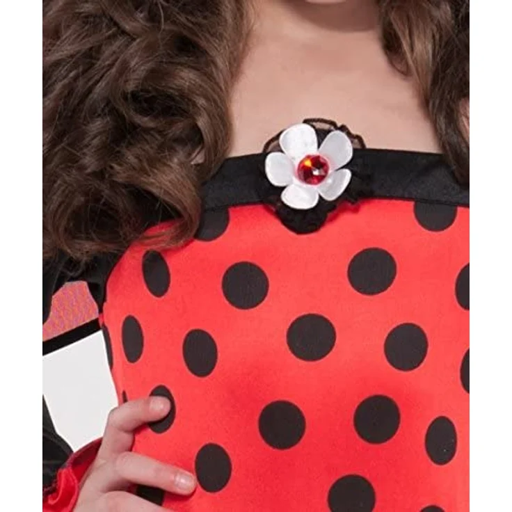 amscan 997655 Kinderkostüm Ballerina-Käfer, rot/schwarz, 3-4 Jahre – Bild 4