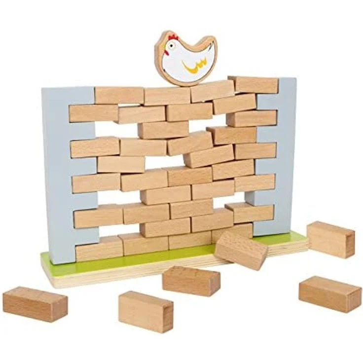 small foot 4746 Wackelmauer aus Holz, Gesellschaftsspiel/ Wackelturm mal in einem anderen – Bild 2