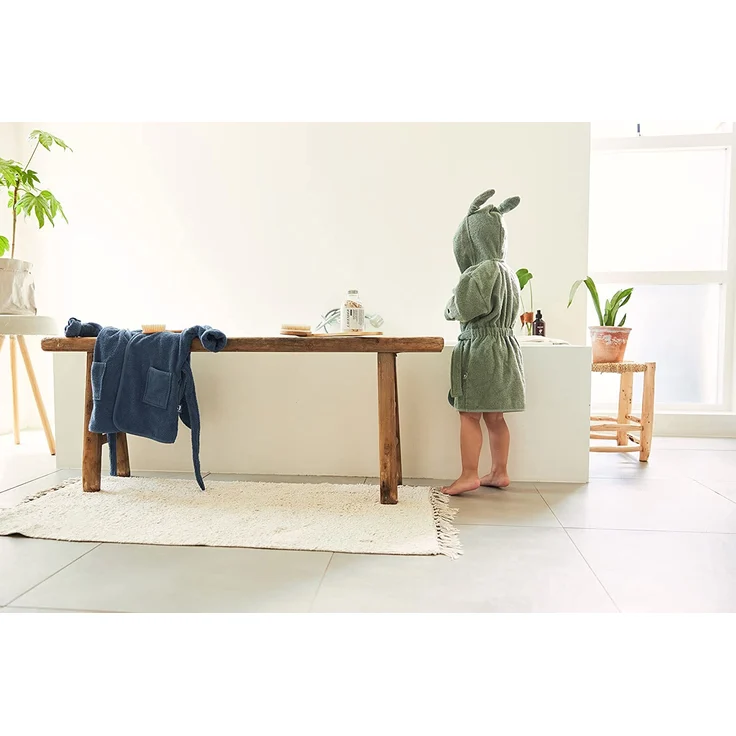 Jollein Bademantel Ash Green 1-2 Jahre Grün – Bild 7