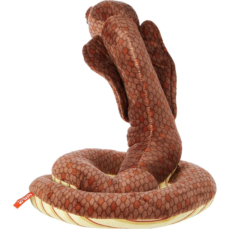 Wild Republic 12233 Plüsch Schlange Kobra, Cuddlekins Kuscheltier, Plüschtier, 30 cm – Bild 3