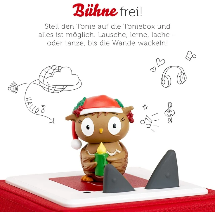 tonies Hörfiguren für Toniebox - Die kleine Eule feiert Weihnachten - ca. 39 Min. - Ab 3 Jahre -DEUTSCH – Bild 2