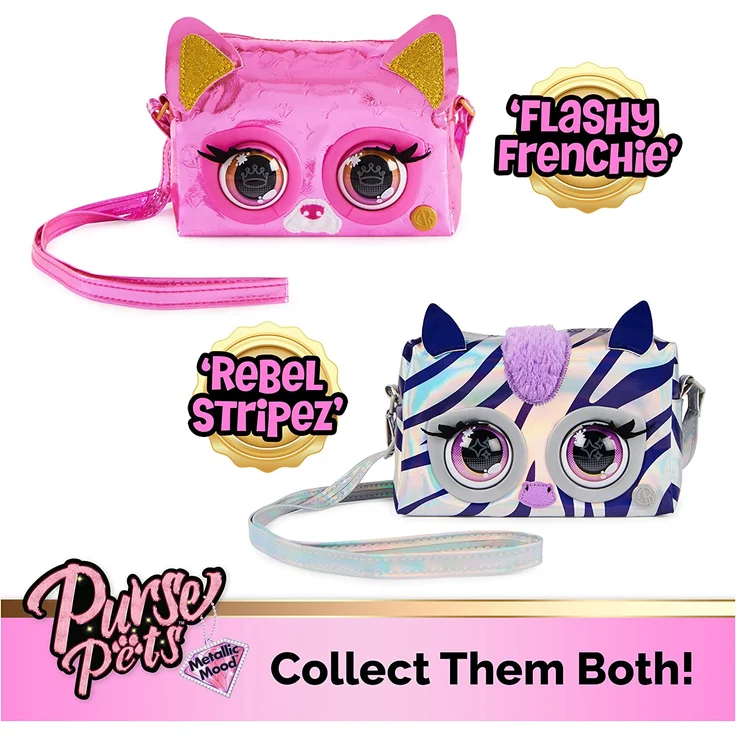 BAG Purse Pets - Metallic Magic Zebra – Bild 5