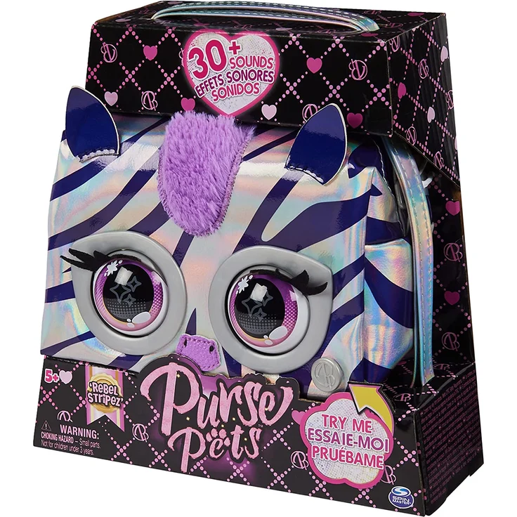 BAG Purse Pets - Metallic Magic Zebra – Bild 8