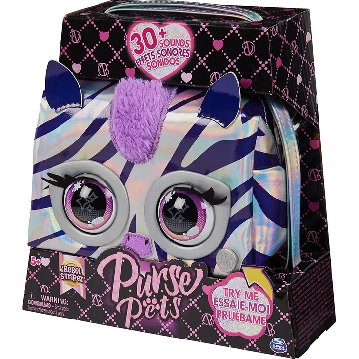 BAG Purse Pets - Metallic Magic Zebra – Bild 7