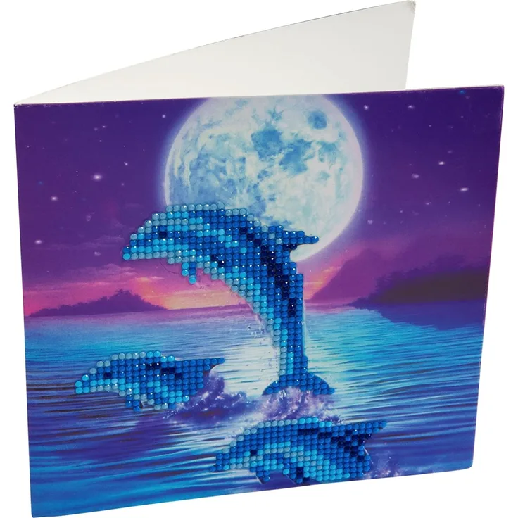 CRYSTAL ART CCK-A11 Crystal Card Kits 18x18cm, Mulitcolor, 18x18