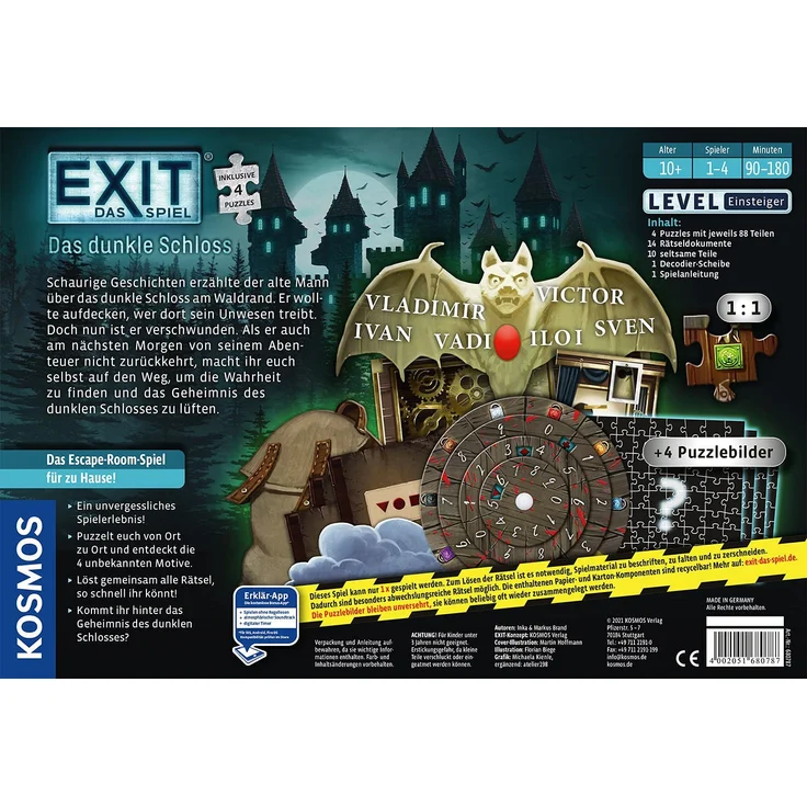 EXIT Das Spiel + Puzzle - Das dunkle Schloss – Bild 2