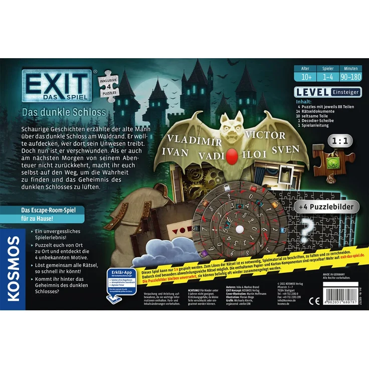 EXIT Das Spiel + Puzzle - Das dunkle Schloss – Bild 9
