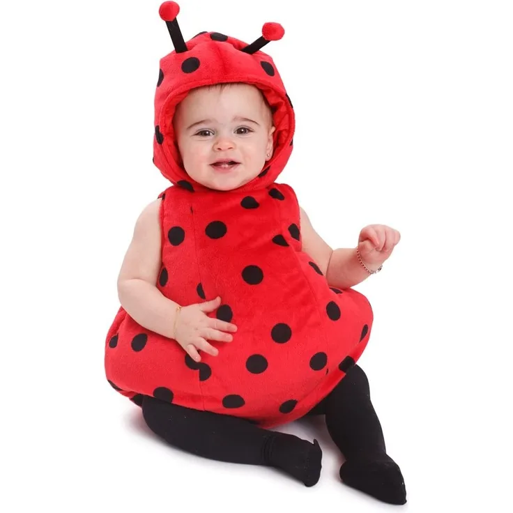 Dress Up America 866-0-6 Outfit Baby Mädchen Marienkäfer Kostüm, 0-6 Monate (Gewicht 8-15 Lb, Höhe 17-24 Zoll)