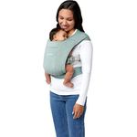 Ergobaby Embrace Babytrage für Neugeborene ab Geburt Extra Weich, 2-Positionen Bauchtrage Baby-Tragetasche Ergonomisch, Jade