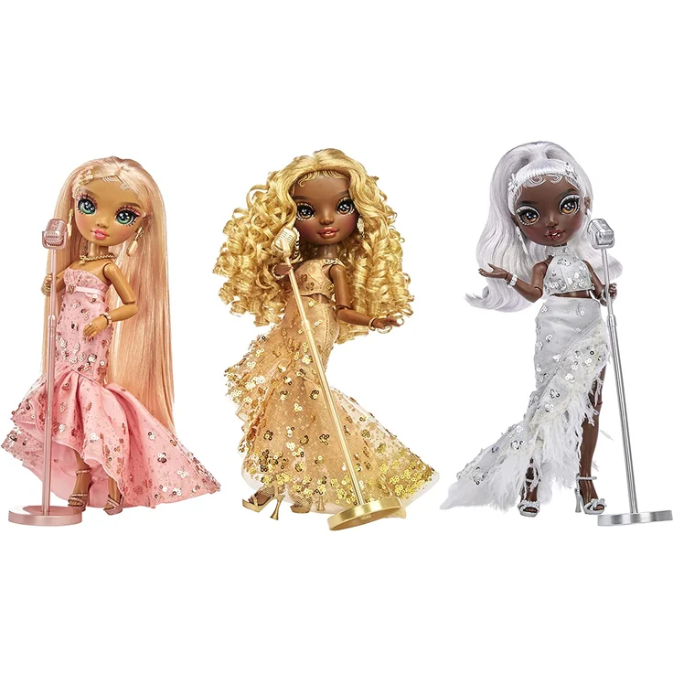 Rainbow High Rainbow Vision Divas - AYESHA STERLING - Silberne Modepuppe, Mix & Match Designer Outfits, Mikro, Accessoires und Make-Up Spielst - Für Kinder und Sammler ab 6 Jahren – Bild 6