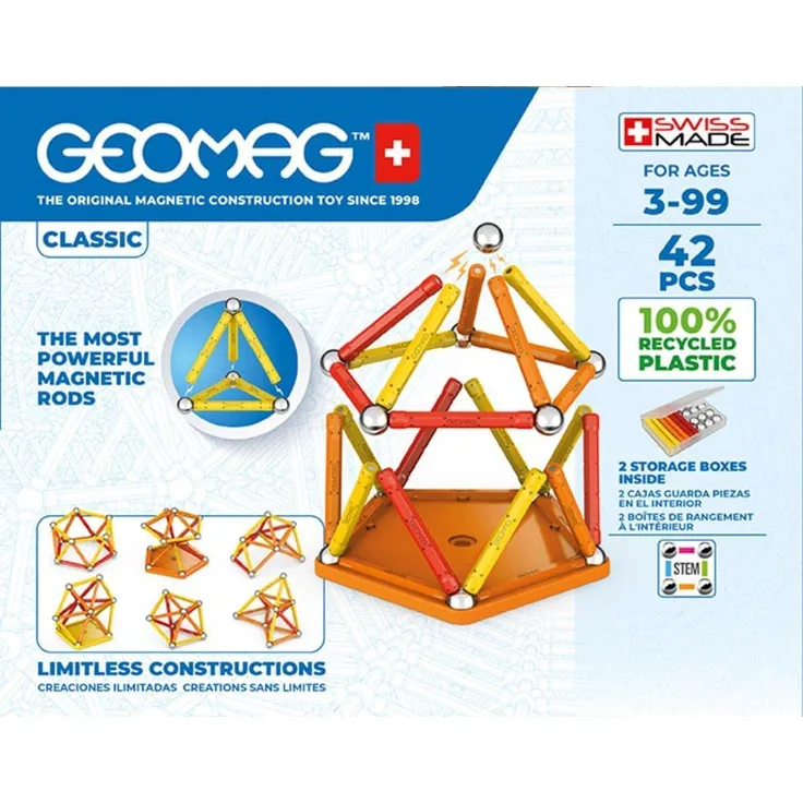 Geomag Classic GM271 Neodymium magnet toy 3 Jahr(e) Mehrfarbig