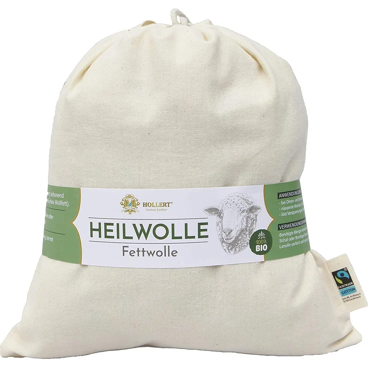 Bio Heilwolle Fettwolle 100g Schafwolle Rohwolle Wollfett Lanolin 100% Natur Hilfe bei Ohren- und Halsschmerzen Baby- und Hautpflege Rheuma Muskelschmerzen – Bild 1
