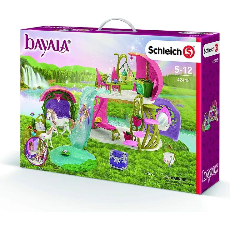 Schleich bayala 42445 'Glitzerndes Blütenhaus mit Einhörnern, See und Stall', ab 5 Jahren, 54 Teile – Bild 27