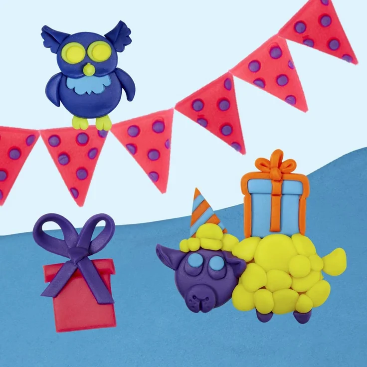 Hasbro - Play-Doh - Partyknete mit Stickern - Preisvergleich – Bild 4