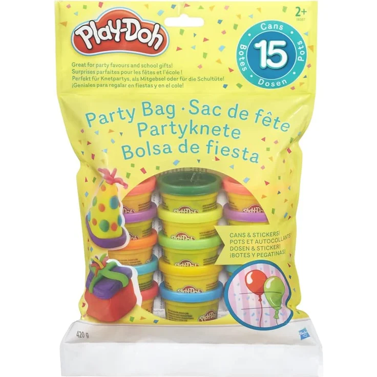 Hasbro - Play-Doh - Partyknete mit Stickern - Preisvergleich – Bild 1