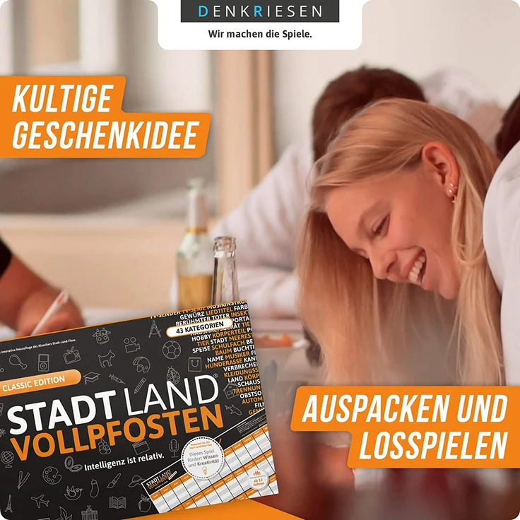 Denkriesen 'STADT LAND VOLLPFOSTEN - Classic Edition "Intelligenz ist relativ"', ab 12 Jahren – Bild 5