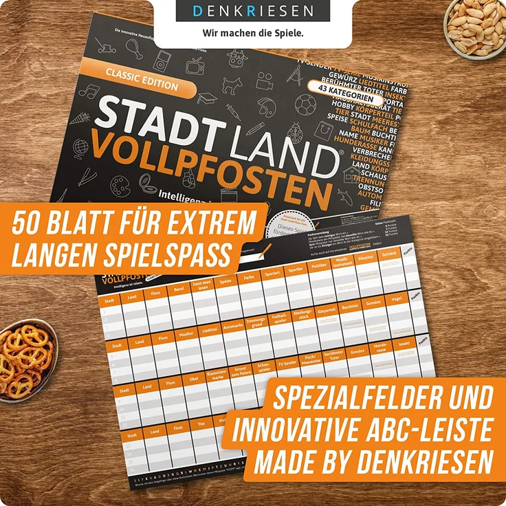 Denkriesen 'STADT LAND VOLLPFOSTEN - Classic Edition "Intelligenz ist relativ"', ab 12 Jahren – Bild 4