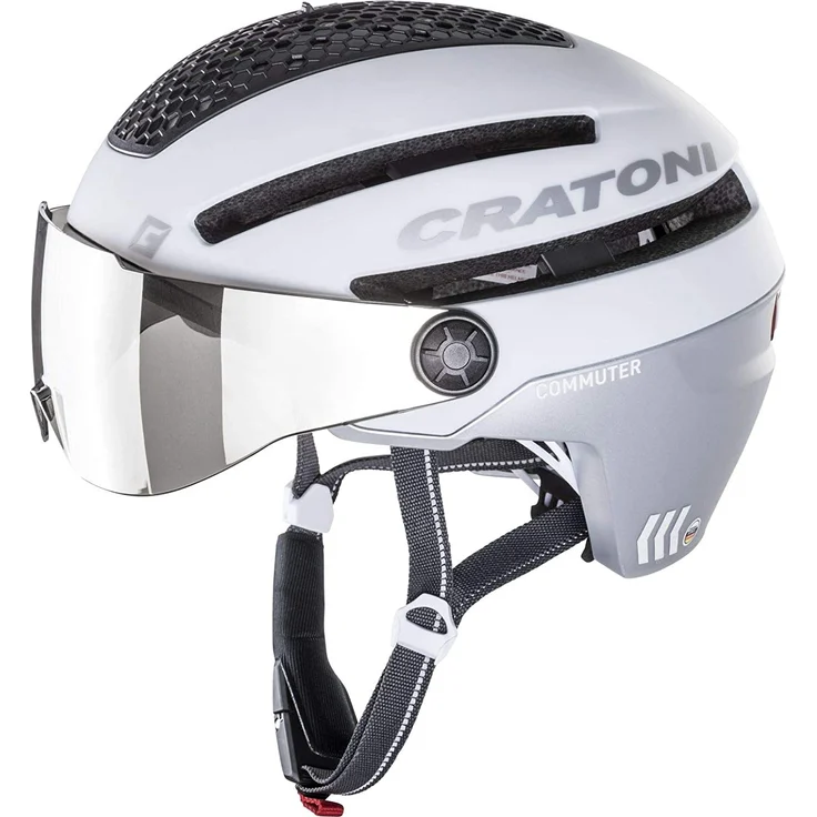 Cratoni Commuter Fahrradhelm weiß in Gr. M/L (58-61cm) – Bild 1