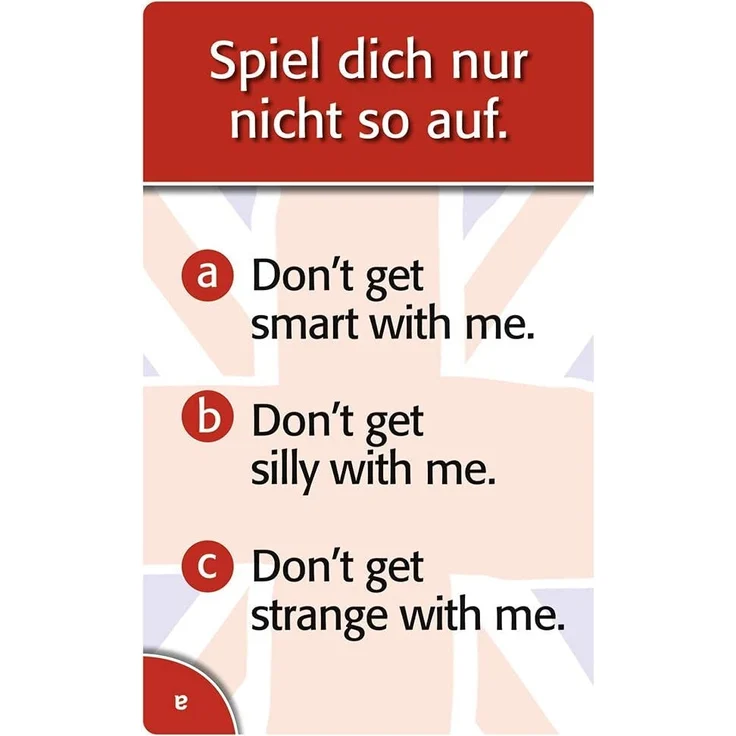 That's the yellow from the egg - Quizspiel rund um englische Redewendungen – Bild 3