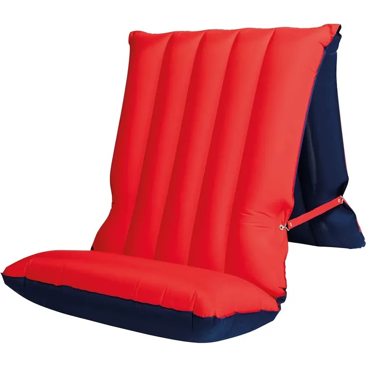 Happy People 78032 - Sitz-Liegematratze PVC-Mikrofaser Camping Pool Wasserliege Luftmatratze mit Beschichtung Strandliege Wasser Outdoor Lounge aufblasbar