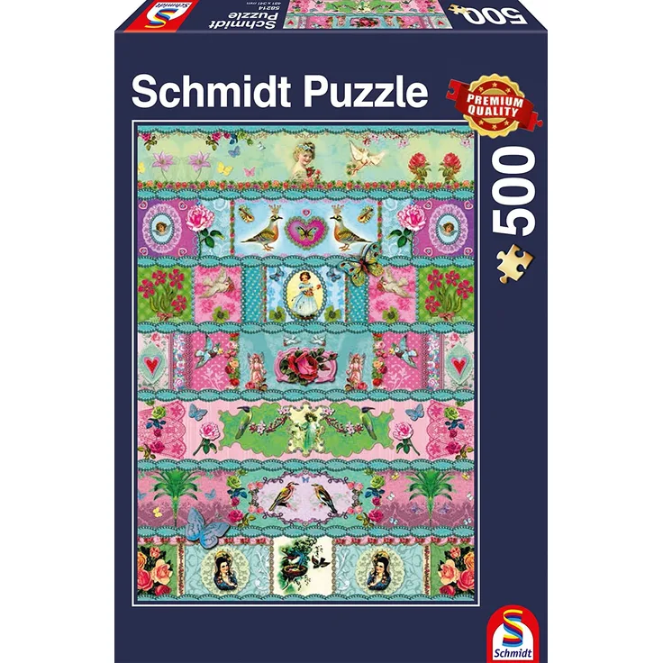 Schmidt Spiele 58214 Next Page 58214-Paradies-Banderolen, 500 Teile, Klassische Puzzle, bunt
