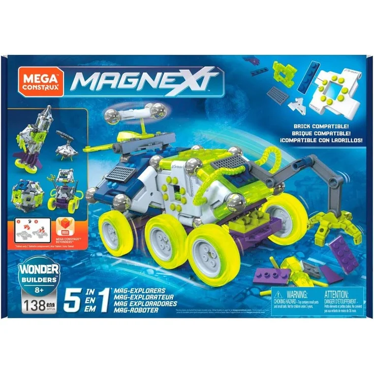 Mega Construx GFF26 Magnext 5-in-1 Mag-Roboter – Bild 6