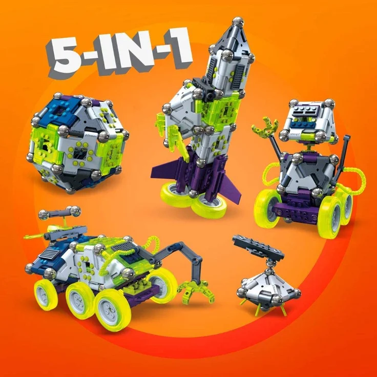 Mega Construx GFF26 Magnext 5-in-1 Mag-Roboter – Bild 3
