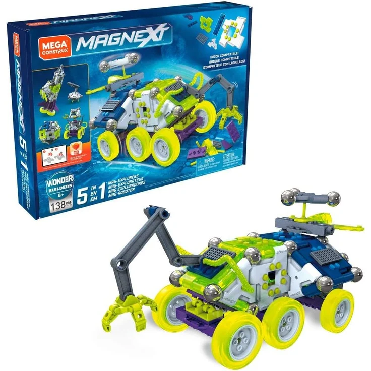 Mega Construx GFF26 Magnext 5-in-1 Mag-Roboter – Bild 1