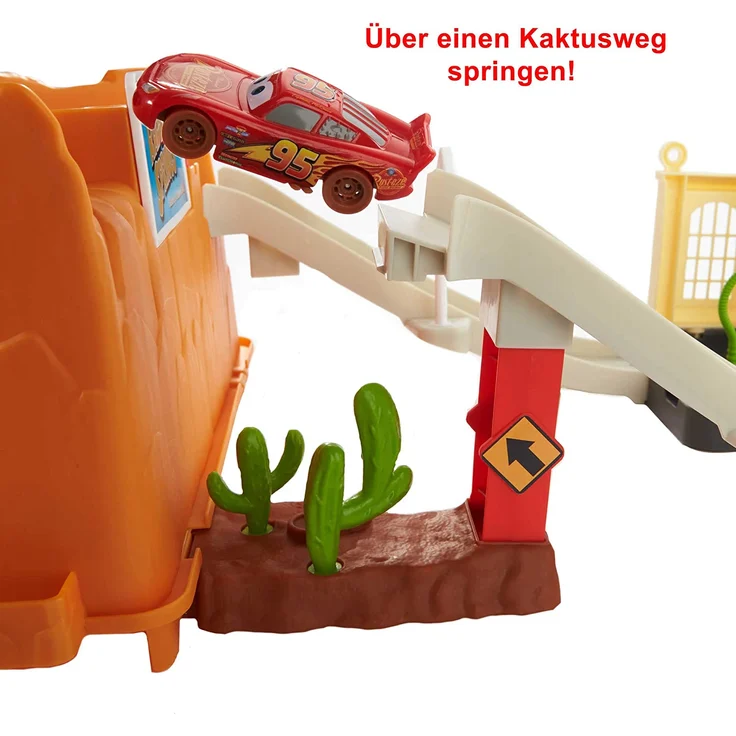 Disney Pixar Cars Race & Go Vehicle & track set 4 Jahr(e) Kunststoff Mehrfarbig – Bild 2