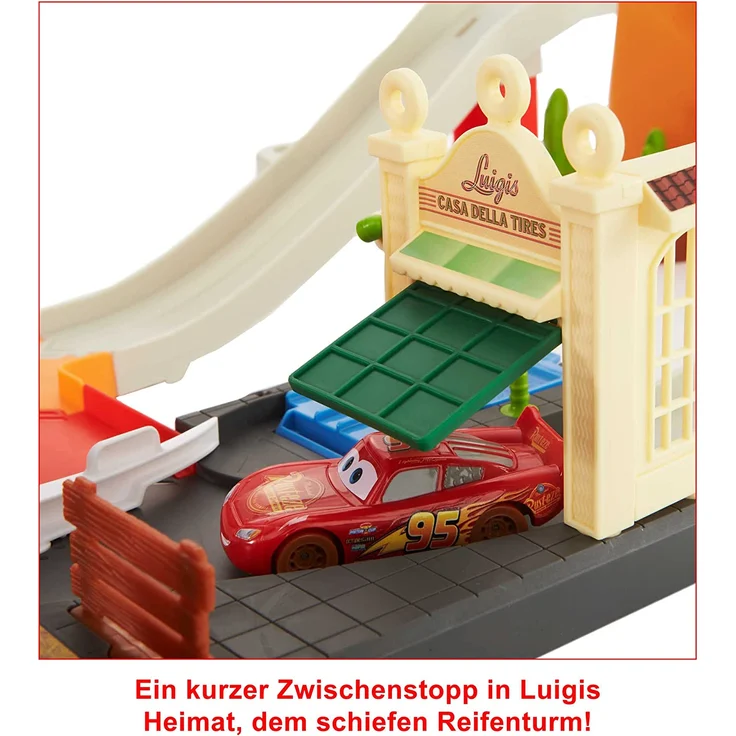 Disney Pixar Cars Race & Go Vehicle & track set 4 Jahr(e) Kunststoff Mehrfarbig – Bild 3