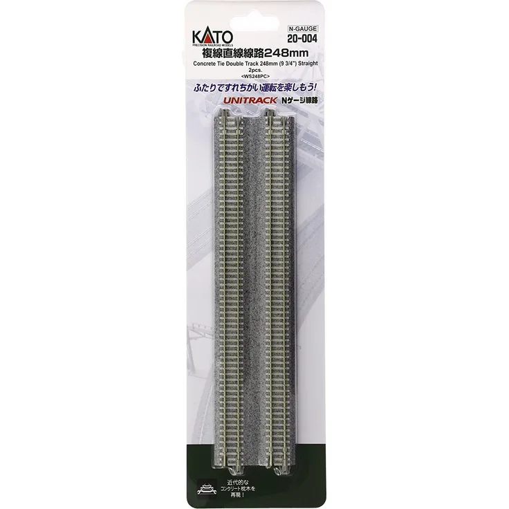 7078019 N Kato Unitrack Doppelgleis, gerade 248 mm - Preisvergleich