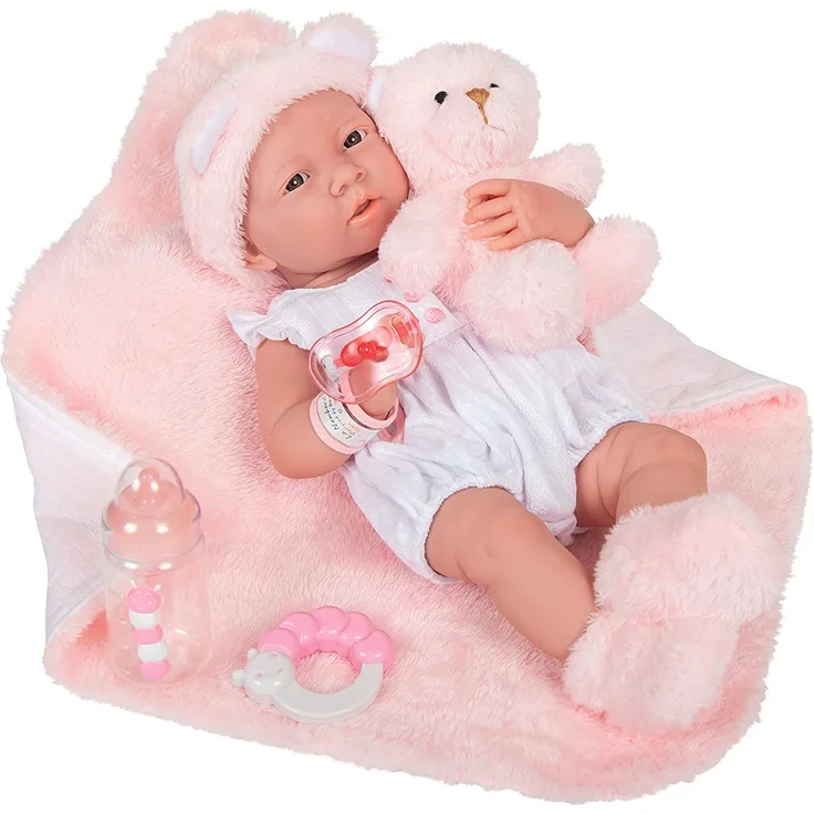 JC TOYS -La Newborn Babypuppe, rosa (18061)