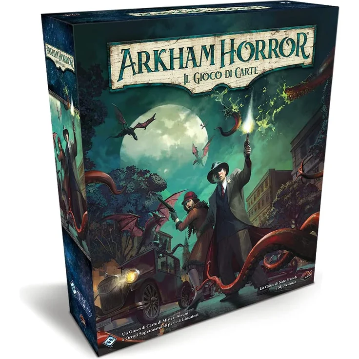 Asmodee - Arkham Horror: Das Kartenspiel, Aktuelles Basis-Set 2021, italienische Ausgabe, 9667 – Bild 1