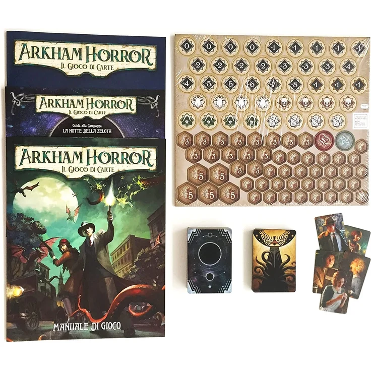 Asmodee - Arkham Horror: Das Kartenspiel, Aktuelles Basis-Set 2021, italienische Ausgabe, 9667 – Bild 2