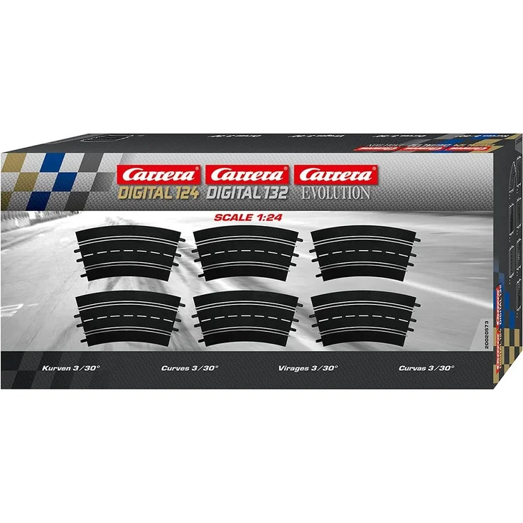 Carrera EVOLUTION 6 Kurven 3/30° – Bild 1