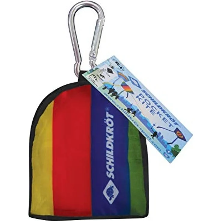Schildkröt Poket Kite, kleiner handlicher Taschendrache, 45x32cm, inkl. 5 kp Polyesterleine mit Handgriff, 2-4 Beaufort, 970400 – Bild 5