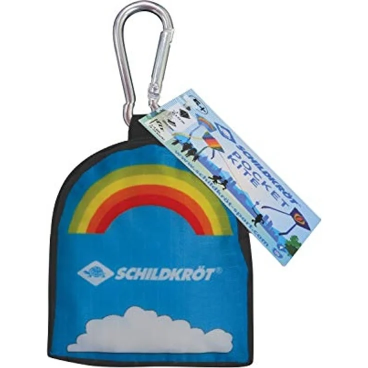 Schildkröt Poket Kite, kleiner handlicher Taschendrache, 45x32cm, inkl. 5 kp Polyesterleine mit Handgriff, 2-4 Beaufort, 970400 – Bild 7