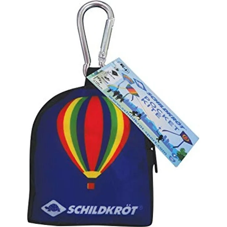 Schildkröt Poket Kite, kleiner handlicher Taschendrache, 45x32cm, inkl. 5 kp Polyesterleine mit Handgriff, 2-4 Beaufort, 970400 – Bild 3