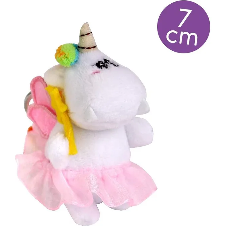 Pummelfee Plüsch-Schlüsselanhänger (7 cm) - Pummeleinhorn