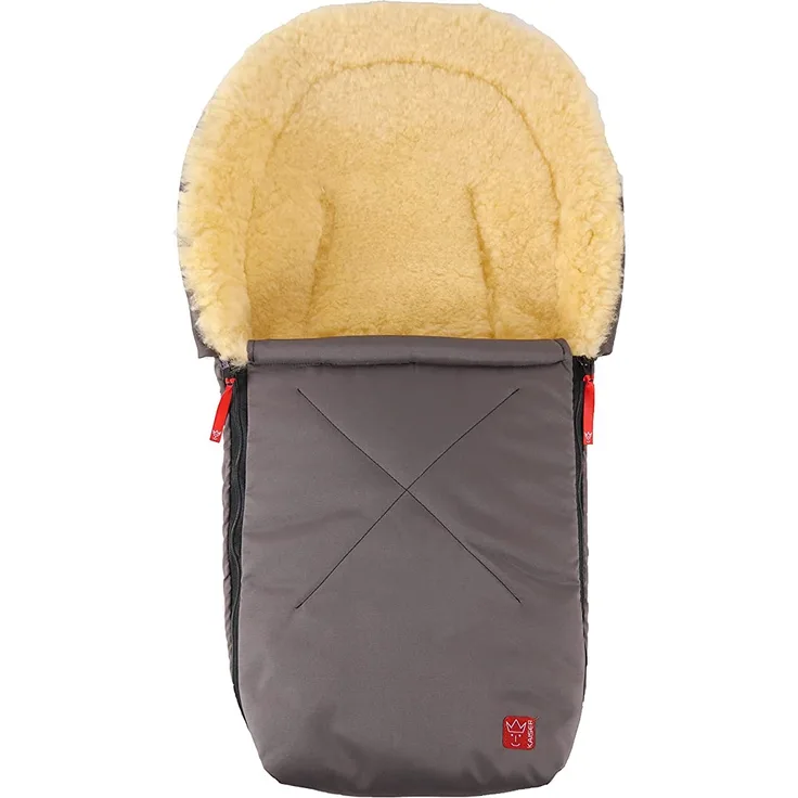 Kaiser 6534124 - Kuschelsäckchen Lammfell medizin, Farbe: anthrazit